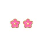 Fairy Flowers Earrings Pink