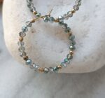 Crystaline G hoops earrings